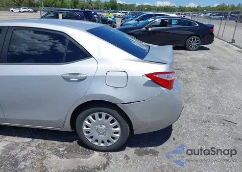 2015 Toyota Corolla Le из США, поврежденный, VIN 2T1BURHEXFC462694
